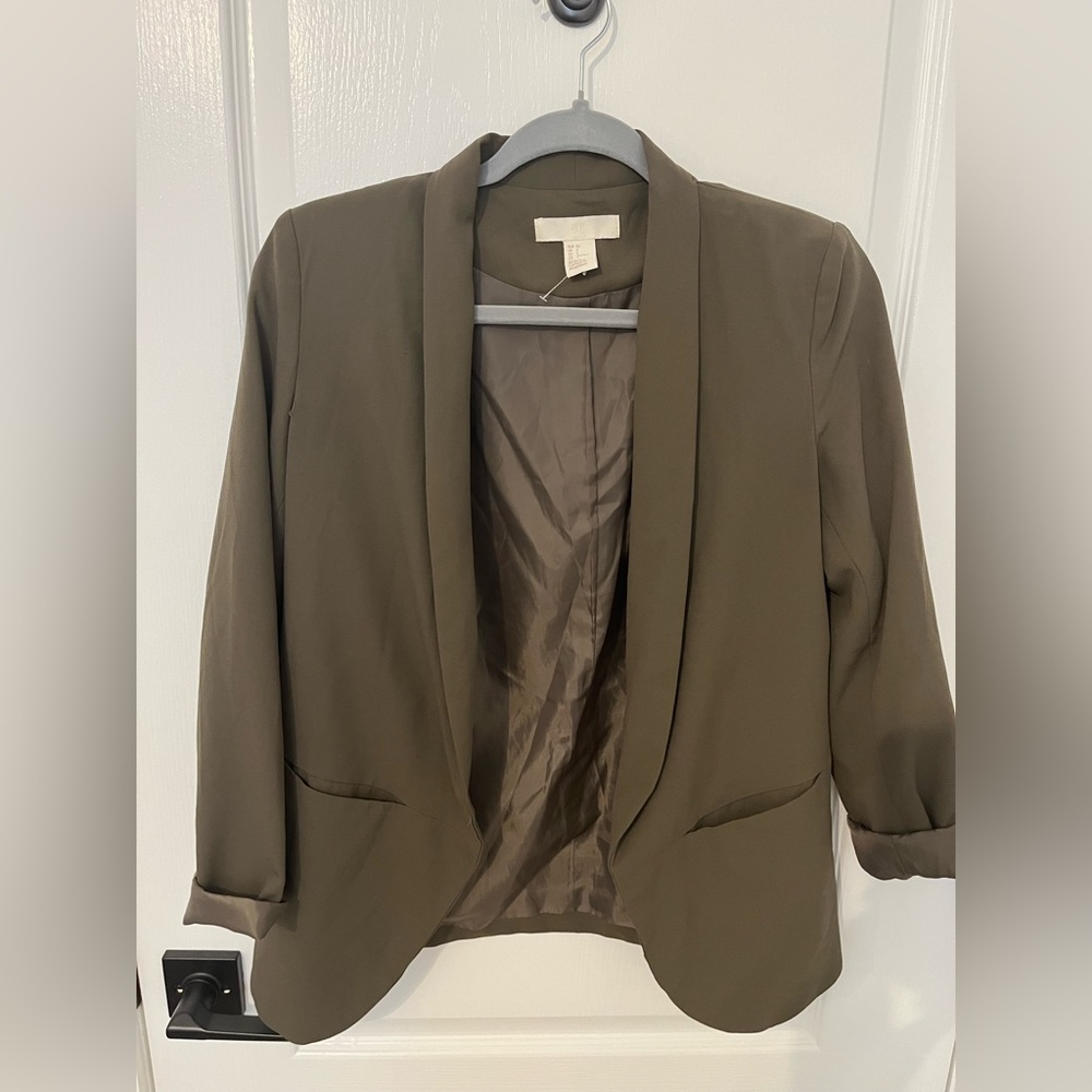 Green H&M blazer